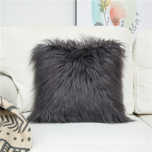 Decorative New Luxury Series Style Faux Fur Throw Pillow Case Cushion Cover for Sofa Bedroom Car